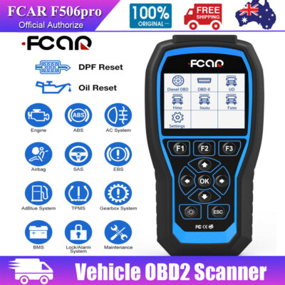 FCAR F506 Pro Heavy Duty Truck Car 2 in 1 Full Systems Scanner Diagnostic Tool