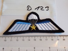 Niederlande Abzeichen Fallschirmj&auml;ger auf schwarz 1 Stern 1 St&uuml;ck (d123)