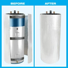 60 Gallon Tank NASATEK Reflective Foam Core Water Heater Jacket Insulation Kit 