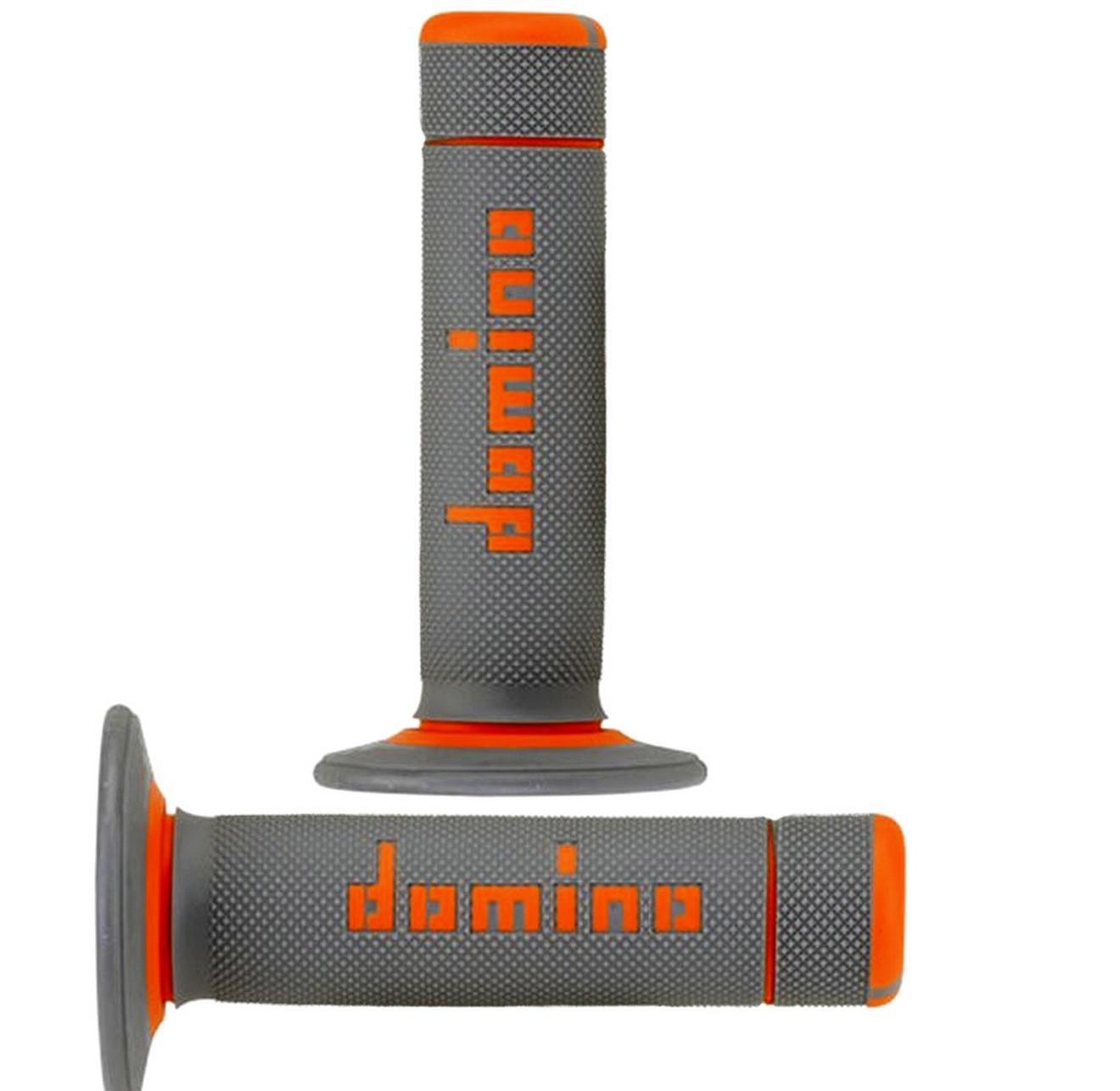 Poignées Domino cross bi-composants pour endurer les pistes de boue