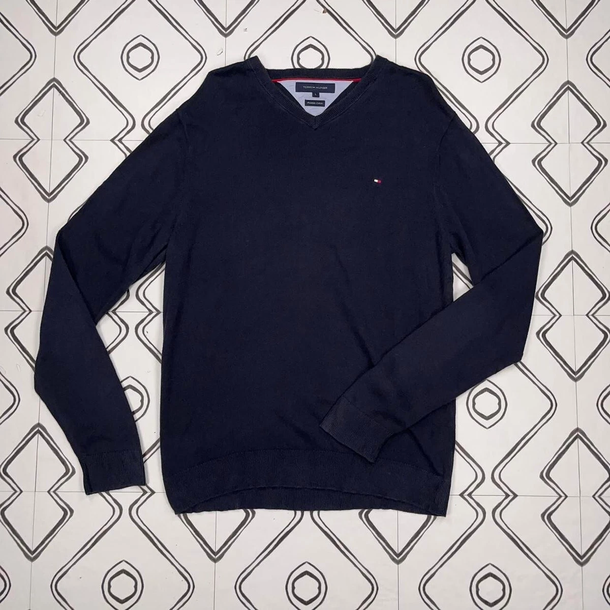 Navy blue 2025 tommy hilfiger jumper
