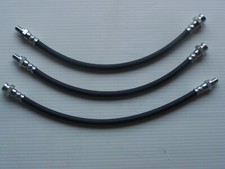 NEW BRAKE HOSE SET FRONT AND REAR FITS FX & FJ HOLDEN WITH ORIGINAL DRUM BRAKES
