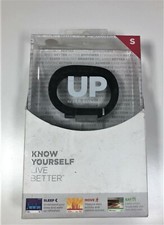 UP by Jawbone Wristband Bracelet Onyx / Black Exercise Fitness Size S JBR52A-SM
