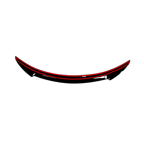 Glanz Schwarz Heckspoiler Lippe Flügel Spoiler Passt für Tesla Model S 2012-2020 - Picture 10 of 10