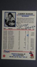 Carmen Basilio Autograph - 1991 Kayo Boxing Card