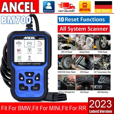 ANCEL BM700 KFZ Diagnosegerät OBD2 Scanner Auto All System DPF Öl Fit Für BWM