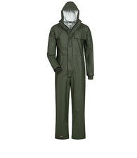 Regen Overall PU-Overall grün S-4XL Industriereinigung, KFZ, Bau, Wasserdicht