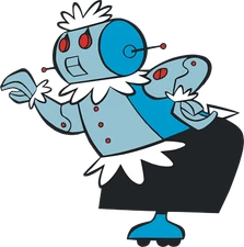 Rosie jetson sticker the jetsons class cartoon weatherproof  bumper vinyl decal