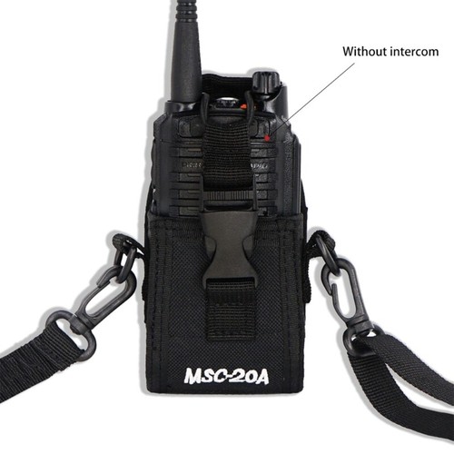 Professional Two Way Radio Holder Case With Shoulder & Belt Option For Field Use - Zdjęcie 5 z 8