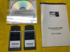 Lot of 2 Proxim RangeLAN2 7400 PC Card FCC IDD: IMK-ILC1PC