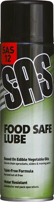 12 x SAS Lebensmittelechtes Gleitmittel 500 ml weiß Lebensmittelfett fleckenfrei wasserfest SAS12