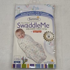 Summer Infant The Original SwaddleMe Adjustable Infant Wrap Size S/M 7-14 Lbs