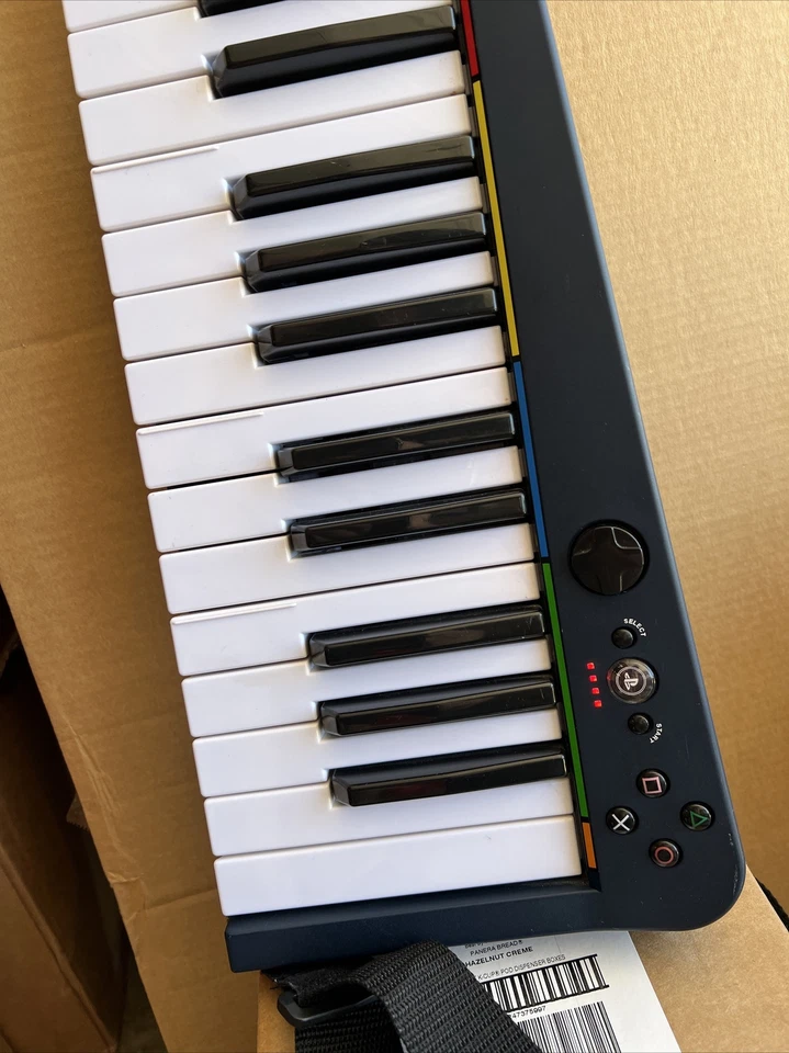 Controlador de teclado PlayStation 3 Rock Band 3 Keytar 97161 piano sin dongle Foto 2 de 4