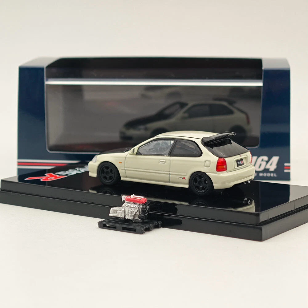 Honda Civic Type R EK9 ホワイト ミニカー Honda Civic Type R (EK9) Mugen - チャンピオンシップホワイト