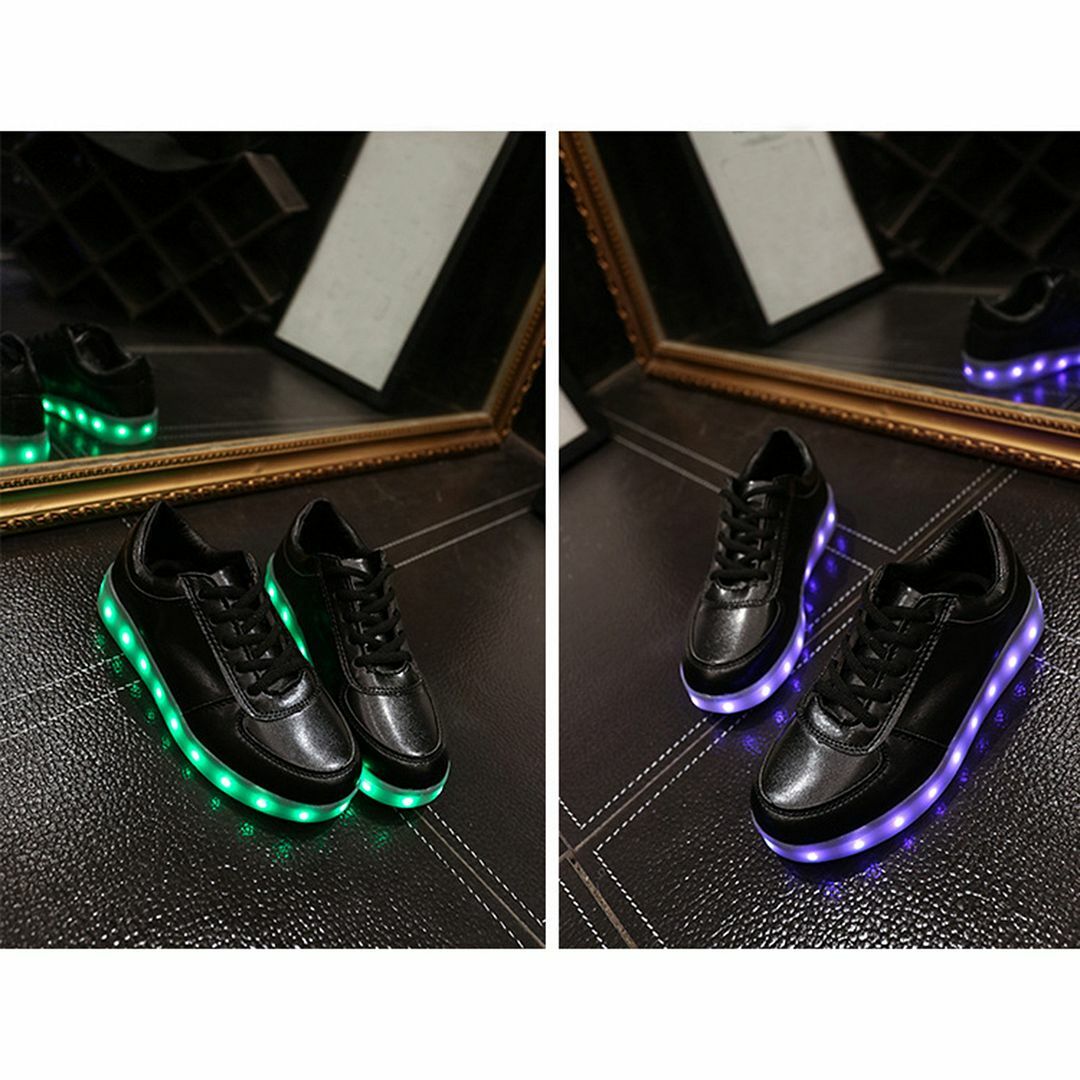 SAOLA WOO Nuova Suola Fluorescente Scarpe Antiscivolo Sfarfallio Sport Ricarica USB Scarpe