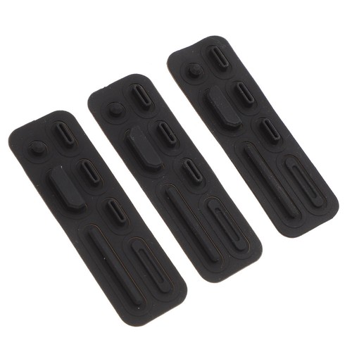 3 Set Phone Port Plugs Usb Charger Plug Charging Port Stopper - Photo 5 sur 12