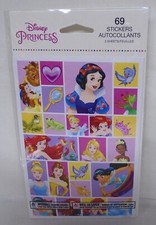 American Greeting Stickers Disney Princess Snow White Belle Ariel Tiana Jasmine