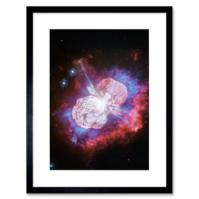 Hubble Weltraumteleskop Eta Carinae Petulant Stern Blasen gerahmtes Wandbild 9 x 7 Zoll
