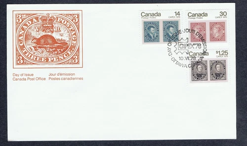 Canada FDC - 1978 - Capex 1978 Combo, 3 Stamps,  Scott # 754 - 756