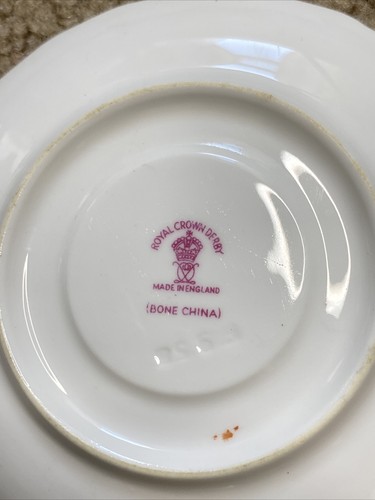 Vintage Royal Crown Derby Bone China Tea Cup & Saucer - Picture 6 of 8