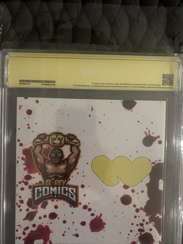 The Hunger #1 Exclusive Virgin Variant CBCS 9.8 2x Signed by Gunn/Zucker 2022 - Picture 16 of 24