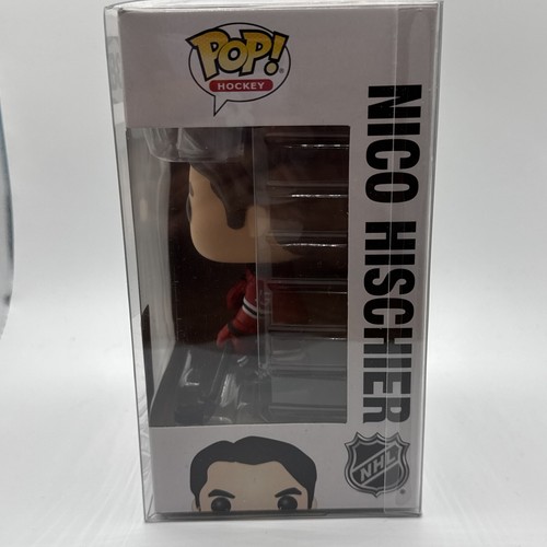Funko POP Figure HOCKEY New Jersey DEVILS NICO HISCHIER 38 NHL Vaulted RARE - Picture 2 of 6