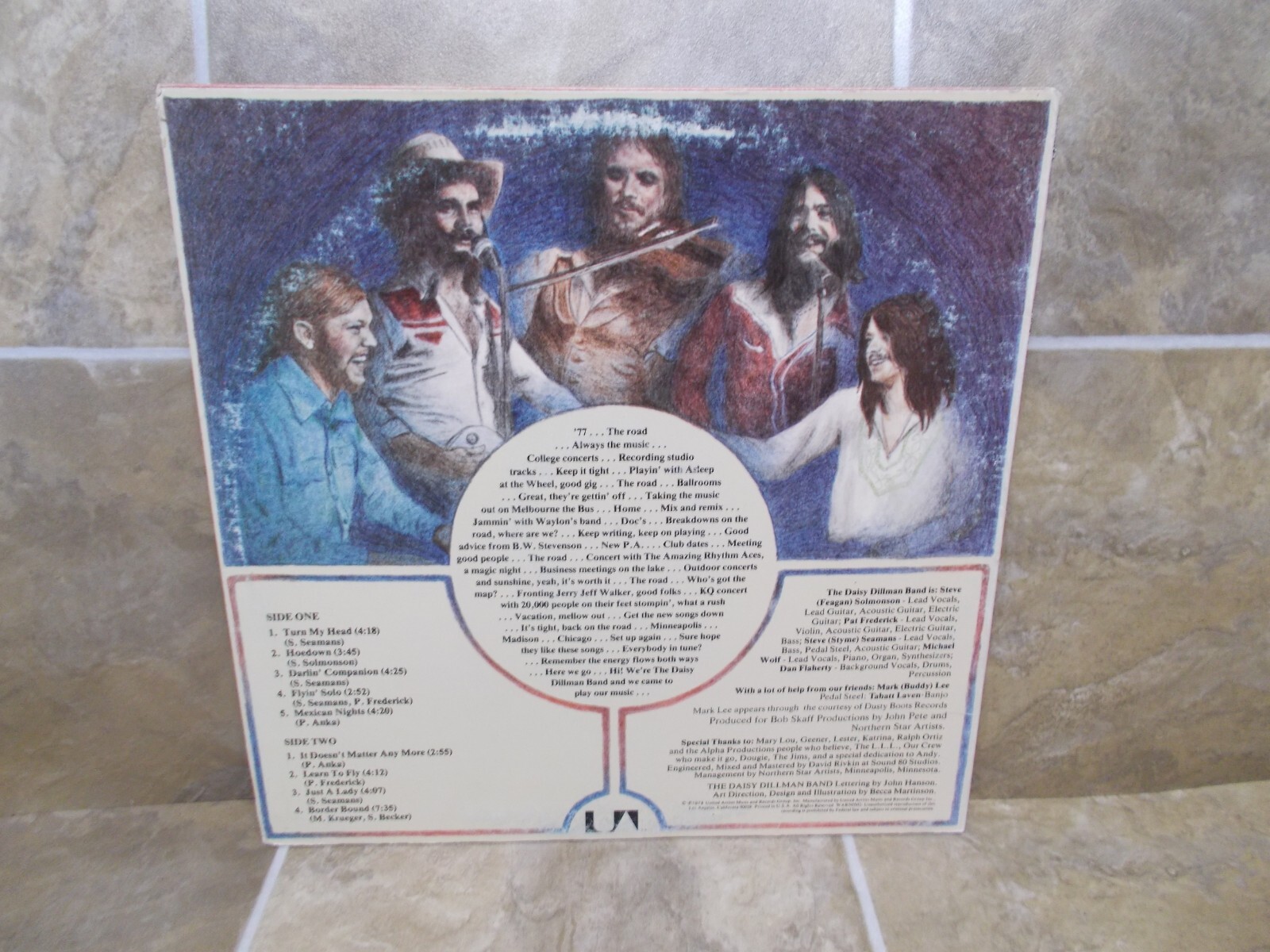 The Daisy Dillman Band 1978 USA Album LP Vinyl Record United Artist