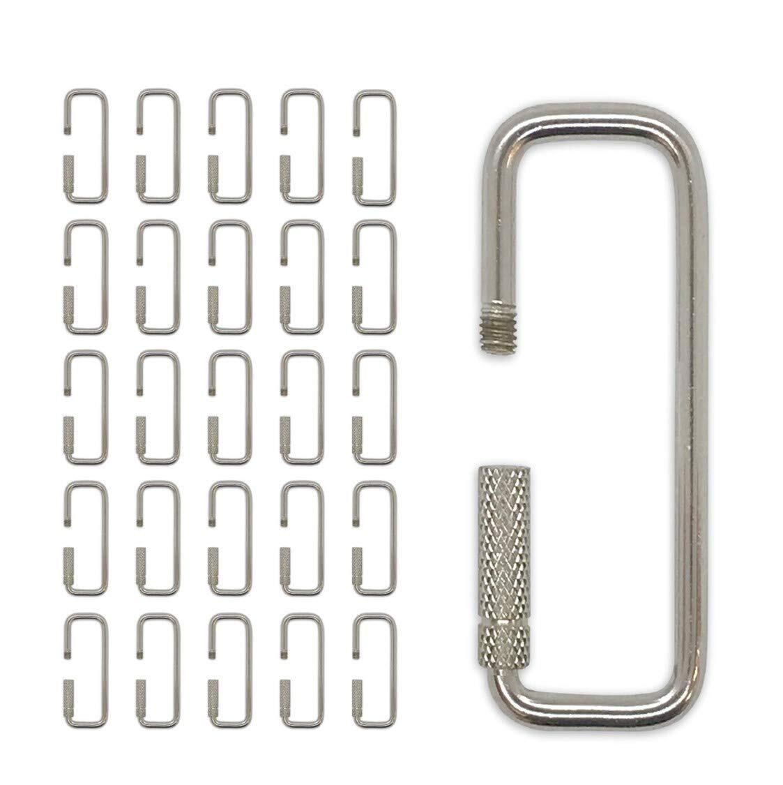 Lucky Line 2? Rectangular Key Ring with Turn Twist Sleeve
