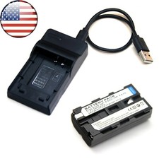 Battery  USB Charger For Sony NP-F330 NP-F550 NP-F570 BC-VM10 BC-VM50 BC-V615