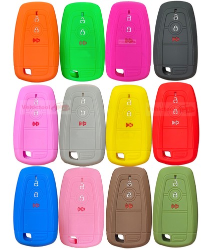 Fit Ford Ranger Escape EcoSport 3 Button Smart Key Fob Silicone Case Cover - 第 2/25 張圖片