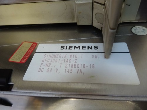 Siemens Sinumerik 810 T 6FC3251-1AC-Z 6FX1138-5BB03 6FX1126-1AA04 bestückt - Bild 2 von 9