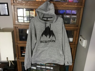 BURTON ジャケット BURTON Durable Goods Gray Snowboarding Mountain Hoodie Sweatshirt