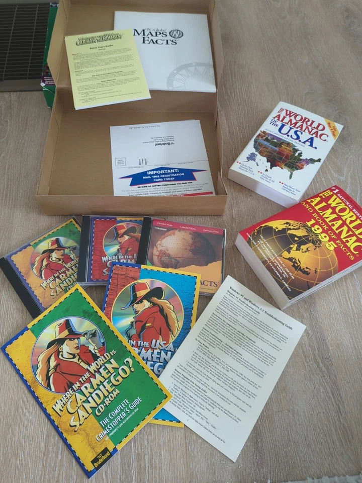Carmen Advantage Library Where In The World Is Carmen Sandiego Brøderbund 1996 - Image 3 of 4