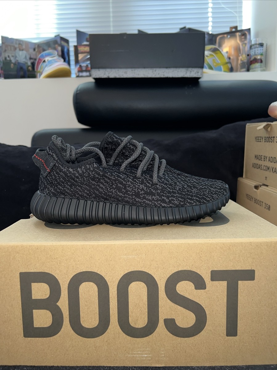 Size 6.5 - adidas Yeezy Boost 350 2016 Pirate Black 889768954561| eBay