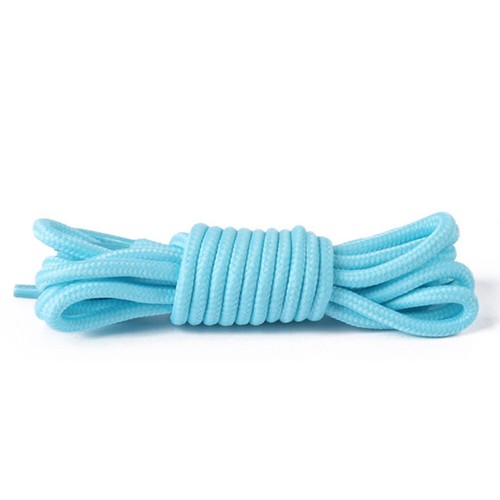 Round Shoe Laces Black White and Coloured For Hiking Boots, Work Shoes, Trainers - Picture 9 of 44