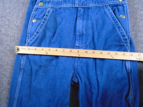 Liberty Overalls Boys 16 Blue Bib Workwear Farmer Rancher Utility Western - Picture 7 of 14
