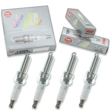 4 pc NGK 1422 ILKR8E6 Laser Iridium Spark Plugs for 1822A021 Ignition Wire zy