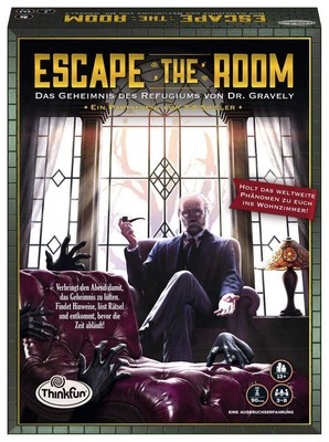 ThinkFun Escape the Room Das Geheimnis des Refugiums von Dr. Gravely