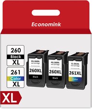 PG-260XL CL-261 XL Ink Cartridges for Canon 260 261 Pixma TS6420 TS6420a TR7020a