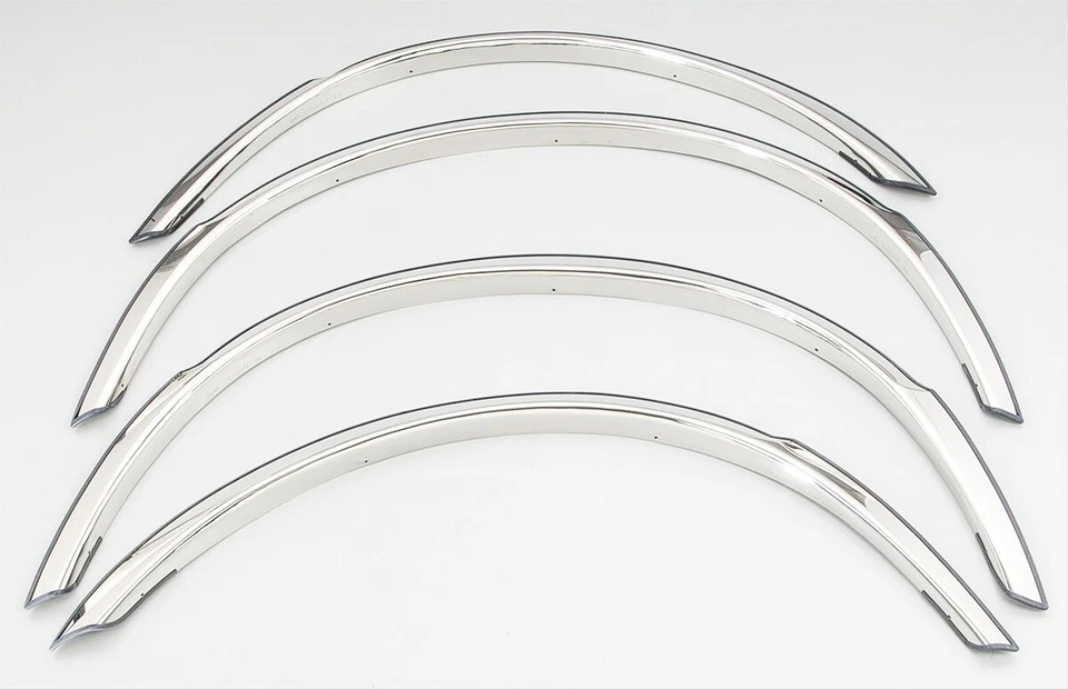 for:1981-1988 Toyota Cressida Wheel Well Flare Fender Trim Stainless 4Pc 2" - Image 3 of 3