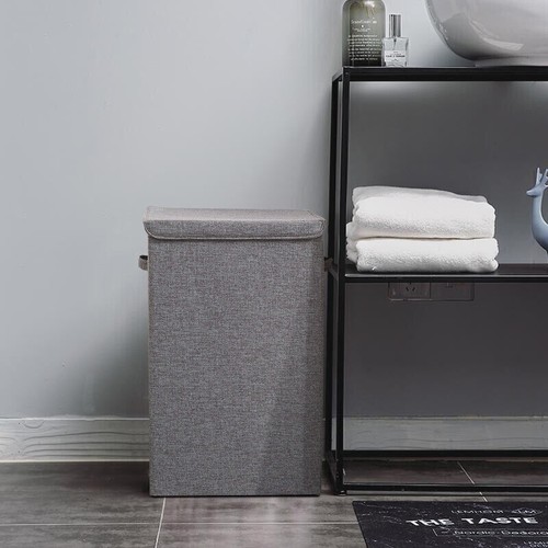 2pcs Laundry Hamper with Lid 90L Large Laundry Basket Collapsible with Handle AU - Picture 7 of 14