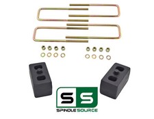 58 U-bolts And 3 Rear Lift Blocks For 11-20 Chevy Silverado Sierra 2500 3500