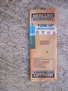 Mercury Outboard Rpm Chart