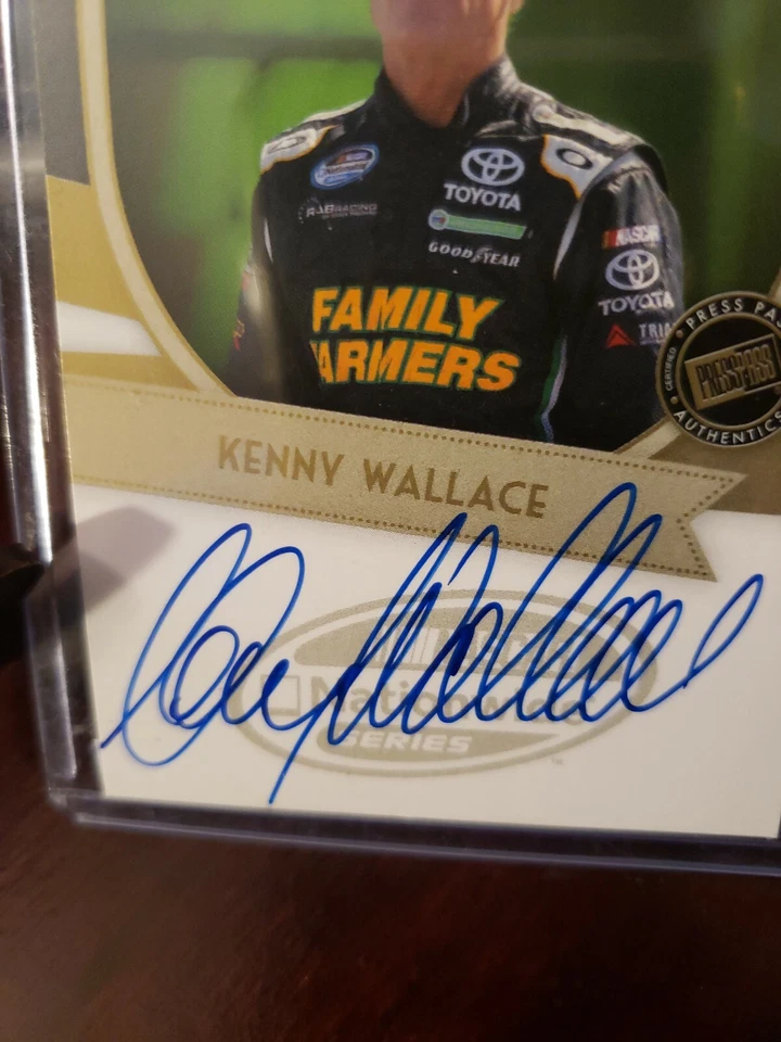 2012 Press Pass Fanfare Autographs Gold #KW Kenny Wallace #82/99 - Image 2 of 4
