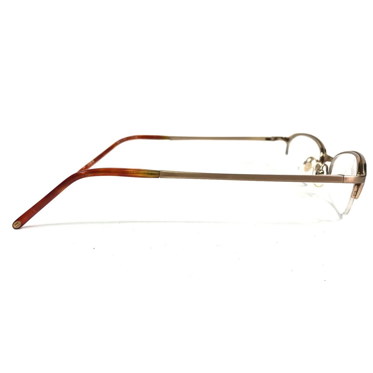 Matsuda Eyeglasses Frames 10208 BBB Matte Gold Oval Cat Eye