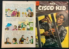CISCO KID COMIC #21, COVER ONLY, 1954