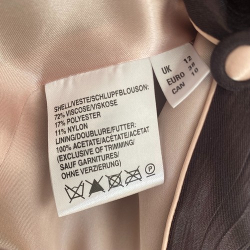Jacques Vert Bourbon Blazer Jacket (UK Size 12) - BNWT - RPP £149 - Picture 8 of 8