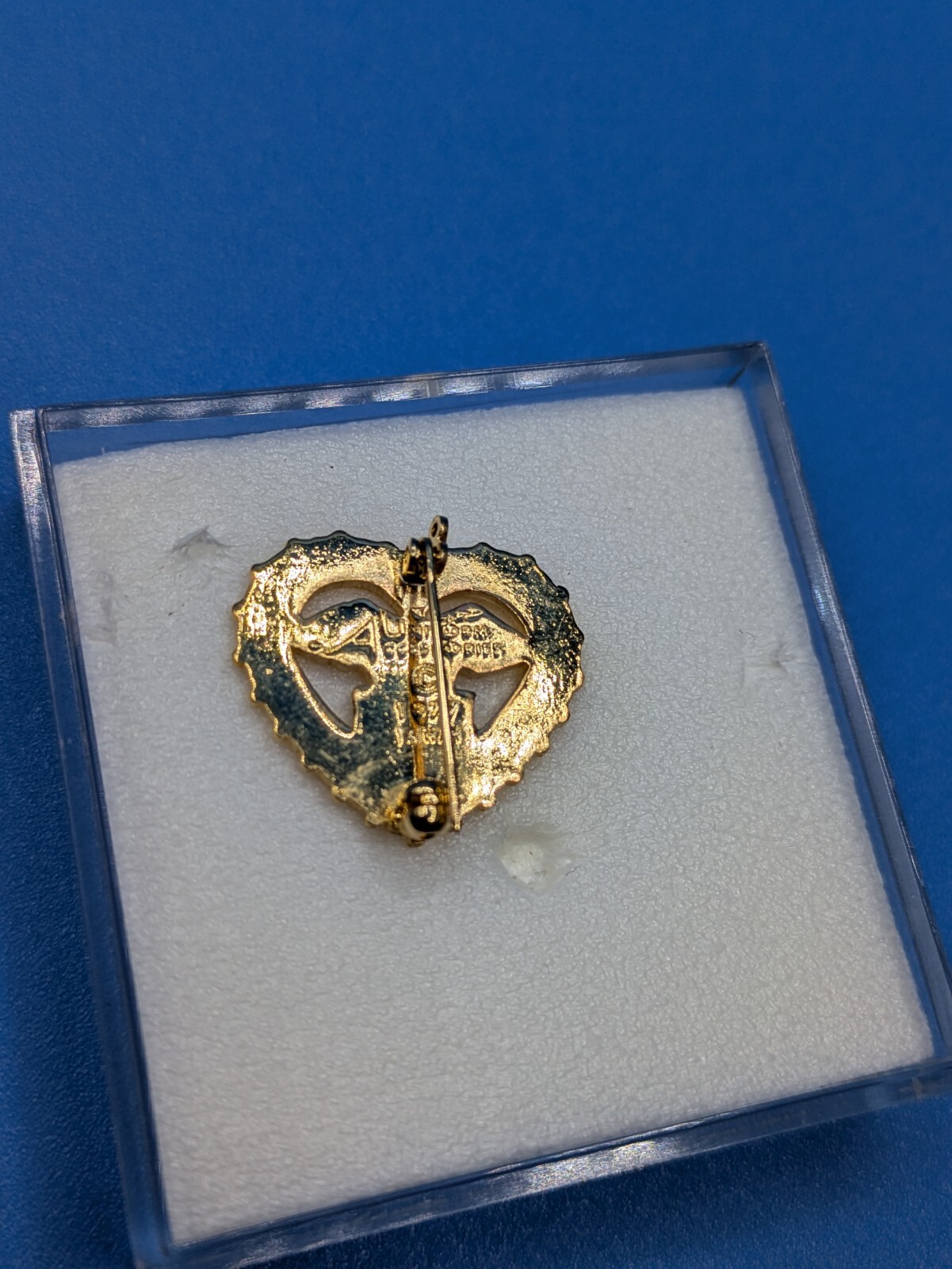 как выглядит Vintage Society Registered Nurses Retired Gold Pin RNR Case .75" 1977 Taiwan фото