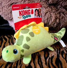 Kong Dog Dynos Stuffed Squeak Toy med/large ea. New 