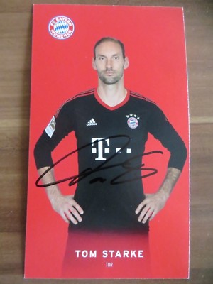 Carte Autographe Originale Signée Tom Starke (FC Bayern Munich) – #31547